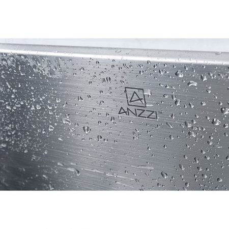ANZZI Moore Undermount 32" 50/50 Double Bowl Kitchen Sink in Brushed Satin K-AZ3218-2B